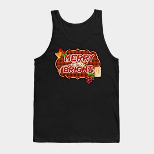 Merry and bright Tank Top